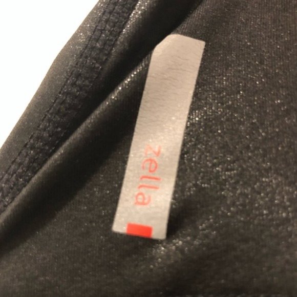 Zella Lived In Panel Coated Leggings Black Mesh Large - Picture 12 of 16